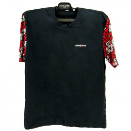 Футболка черн/бел/крас размер S