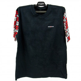 Футболка черн/бел/крас размер L