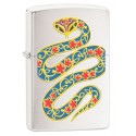 Зажигалка Zippo Classics Year Of The Snake 2013 Brushed Chrome Zp28456