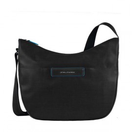 Сумка жіноча Piquadro AKI/Black наплічна велика з чохлом д/iPad/iPad Air (39,5x31x16) BD3290AK_N