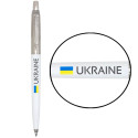Ручка кулькова Parker JOTTER Originals UKRAINE White CT BP Прапор + Ukraine 15032_T1403u