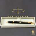 Ручка шариковая Parker IM Black GT BP Трезубец из колосков 22032_T059y