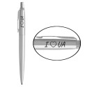 Ручка кулькова Parker JOTTER UKRAINE Stainless Steel CT BP I Love UA 16132_T207b