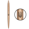 Ручка шариковая Parker JOTTER XL UKRAINE Monochrome Pink Gold PGT BP Трезубец 12632_T001b