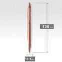 Ручка шариковая Parker JOTTER XL UKRAINE Monochrome Pink Gold PGT BP Трезубец 12632_T001b