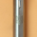 Ручка шариковая Parker IM UKRAINE Stainless Steel CT BP Трезубец бел. 26232_T001w