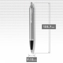 Ручка шариковая Parker IM UKRAINE Stainless Steel CT BP Трезубец бел. 26232_T001w