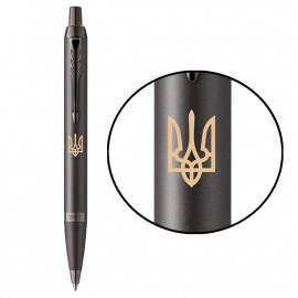 Ручка кулькова Parker IM Professionals UKRAINE Monochrome Titanium BP Тризуб 28032_T001y