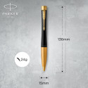 Ручка шариковая Parker URBAN UKRAINE Muted Black GT BP Трезубец 30035_T001y