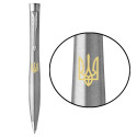 Ручка шариковая Parker URBAN UKRAINE Metro Metallic CT BP Трезубец жел. 30335_T001y