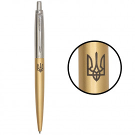 Ручка кулькова Parker JOTTER XL UKRAINE Matt Gold CT BP Тризуб 13432_T001b