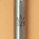 Ручка шариковая Parker JOTTER UKRAINE Stainless Steel CT BP Трезубец ЗСУ (глад.) 16132_T039t