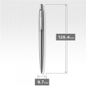 Ручка шариковая Parker JOTTER UKRAINE Stainless Steel CT BP Трезубец из колосков 16132_T059b