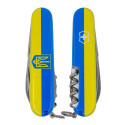 Складной нож Victorinox HUNTSMAN UKRAINE Герб на флаге гориз. 1.3713.3.T3040p Складной нож Victorinox HUNTSMAN UKRAINE Герб на флаге гориз. 1.3713.3.T3040p