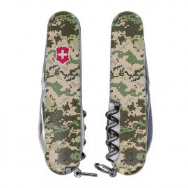 Складной нож Victorinox SPARTAN ARMY Пиксель с крас. лого 1.3603.3.W3941p
