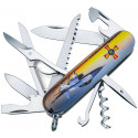 Складаний ніж Victorinox HUNTSMAN ARMY Літак + Емблема ПС ЗСУ 1.3713.3.W3040p