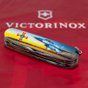 Складаний ніж Victorinox HUNTSMAN ARMY Літак + Емблема ПС ЗСУ 1.3713.3.W3040p