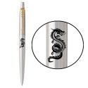 Ручка кулькова Parker JOTTER ZODIAC Stainless Steel GT BP Зелений Дракон 16032_Z301b Ручка кулькова Parker JOTTER ZODIAC Stainless Steel GT BP Зелений Дракон 16032_Z301b