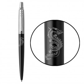Ручка кулькова Parker JOTTER ZODIAC Bond Street Black CT BP Дерев'яний Дракон 16232_Z302w