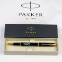 Ручка-ролер Parker IM ZODIAC Black GT RB Зелений Дерев'яний Дракон 22022_Z3314u