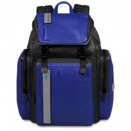 Рюкзак Piquadro з відділ. для ноутбука 13/iPad/iPad Air/iPad mini PULSE/Black-Blue CA3351P15_NB