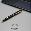 Ручка кулькова Parker IM Black GT BP Тризуб вогняний 22032_T031y