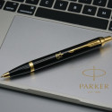 Ручка шариковая Parker IM Black GT BP Трезубец ЗСУ 22032_T039y