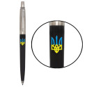 Ручка шариковая Parker JOTTER Originals UKRAINE Black CT BP Трезубец сине-желтый 15632_T0016u