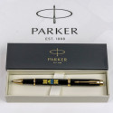Ручка-ролер Parker IM UKRAINE Black GT RB Тризуб з орнаментом 22022_T1366u