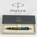 Ручка кулькова Parker IM UKRAINE Black GT BP Слава Україні! + Герб + Героям Слава! 22032_T2186u