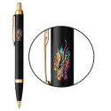 Ручка кулькова Parker IM ZODIAC Black GT BP Яскравий Дракон 22032_Z3330u