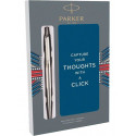 Набір Parker JOTTER Stainless Steel CT BP (кулькова ручка + блокнот)