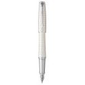 Набор Parker URBAN Premium Pearl Metal CT FP M (перьевая ручка + записная книжка)