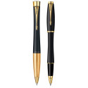 Набір ручок Parker URBAN Muted Black GT RB+BP (ролерна + кулькова)