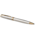 Набор Parker SONNET Silver Mistral GT BP (шариковая ручка + кожаный чехол)