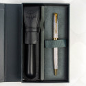 Набор Parker SONNET Silver Mistral GT BP (шариковая ручка + кожаный чехол)