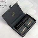 Набор Parker SONNET Silver Mistral GT BP (шариковая ручка + кожаный чехол)