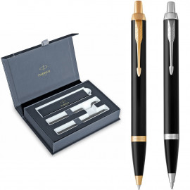 Набір Parker IM Black GT BP + IM Black CT BP (2 кулькові ручки)