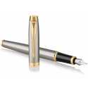 Набор Parker IM Brushed Metal GT FP+BP (перьевая + шариковая)