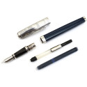 Ручка перьевая Waterman EXCEPTION L’Essence du Bleu PT FP F 11 036