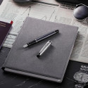 Ручка перова Waterman EXPERT Deluxe Metallic Stone Grey CT FP F 10 052