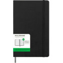 Щотижневик з місцем для дат Moleskine середній / Чорний DUNDB12WN3