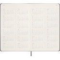 Щотижневик з місцем для дат Moleskine середній / Чорний DUNDB12WN3
