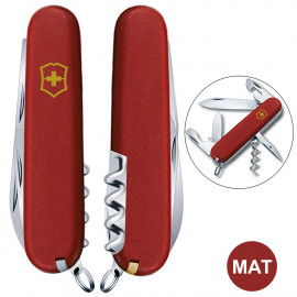 Складаний ніж Victorinox SPARTAN MAT червоний матовий лак з жовт.лого 1.3603.M0008p