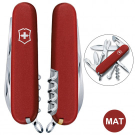 Складаний ніж Victorinox CLIMBER MAT червоний матовий лак 1.3703.M0007p