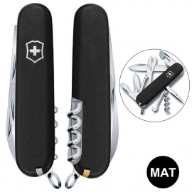 Складаний ніж Victorinox CLIMBER MAT чорний матовий лак 1.3703.3.M0007p