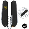 Складной нож Victorinox CLIMBER MAT черный матовый лак с желт.лого 1.3703.3.M0008p
