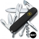 Складной нож Victorinox CLIMBER MAT черный матовый лак с желт.лого 1.3703.3.M0008p