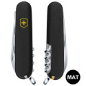 Складной нож Victorinox CLIMBER MAT черный матовый лак с желт.лого 1.3703.3.M0008p