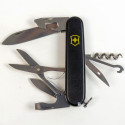Складной нож Victorinox CLIMBER MAT черный матовый лак с желт.лого 1.3703.3.M0008p